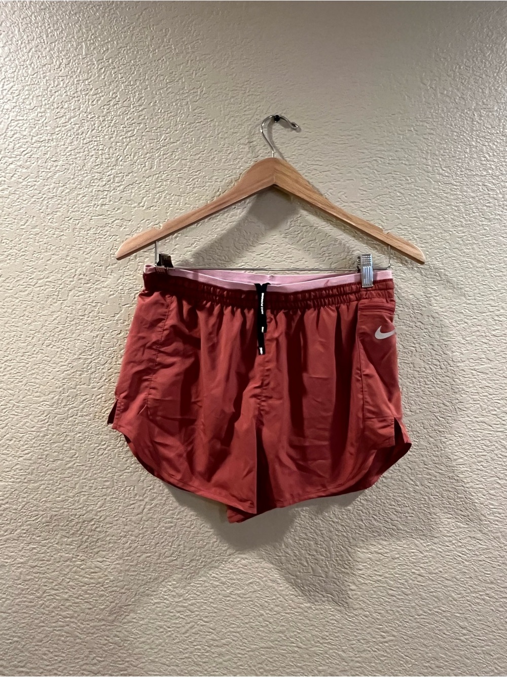 Nike Women’s Rust Pink Athletic Running Shorts
